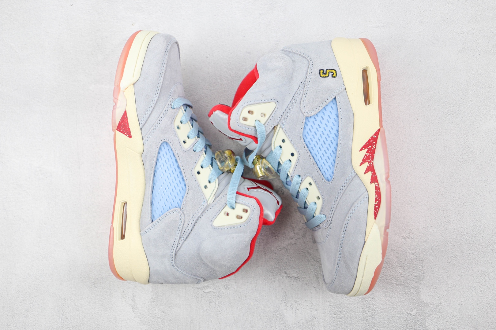 The Trophy Room × Nike Air Jordan 5 JSP PACK "Ice Blue"（CI1899-400）