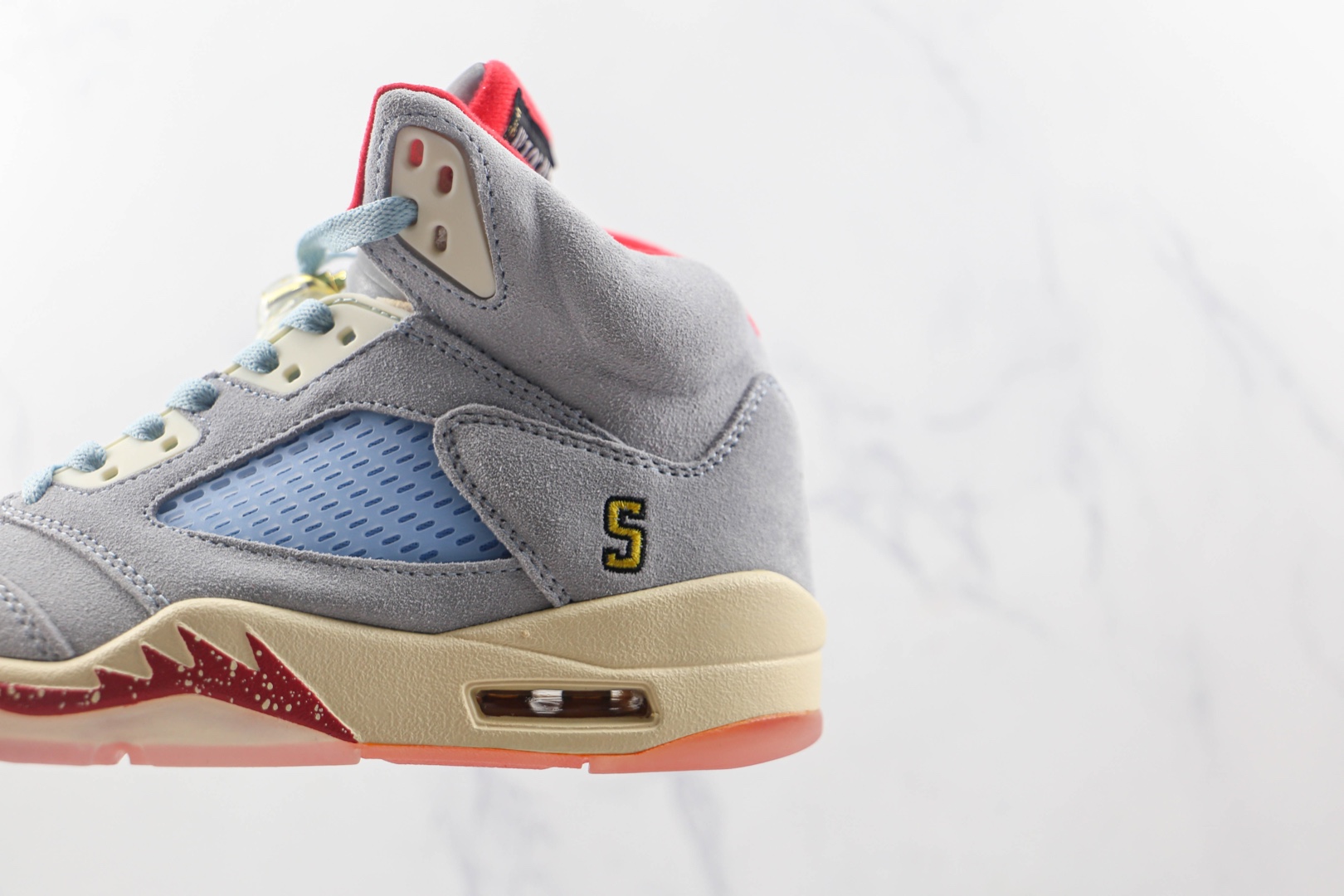 The Trophy Room × Nike Air Jordan 5 JSP PACK "Ice Blue"（CI1899-400）