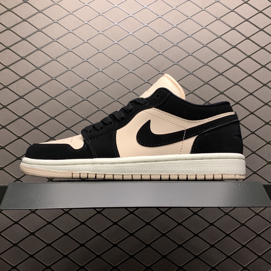 NIKE WMNS AIR JORDAN 1 LOW "BLACK/GUAVA"（DC0774-003）