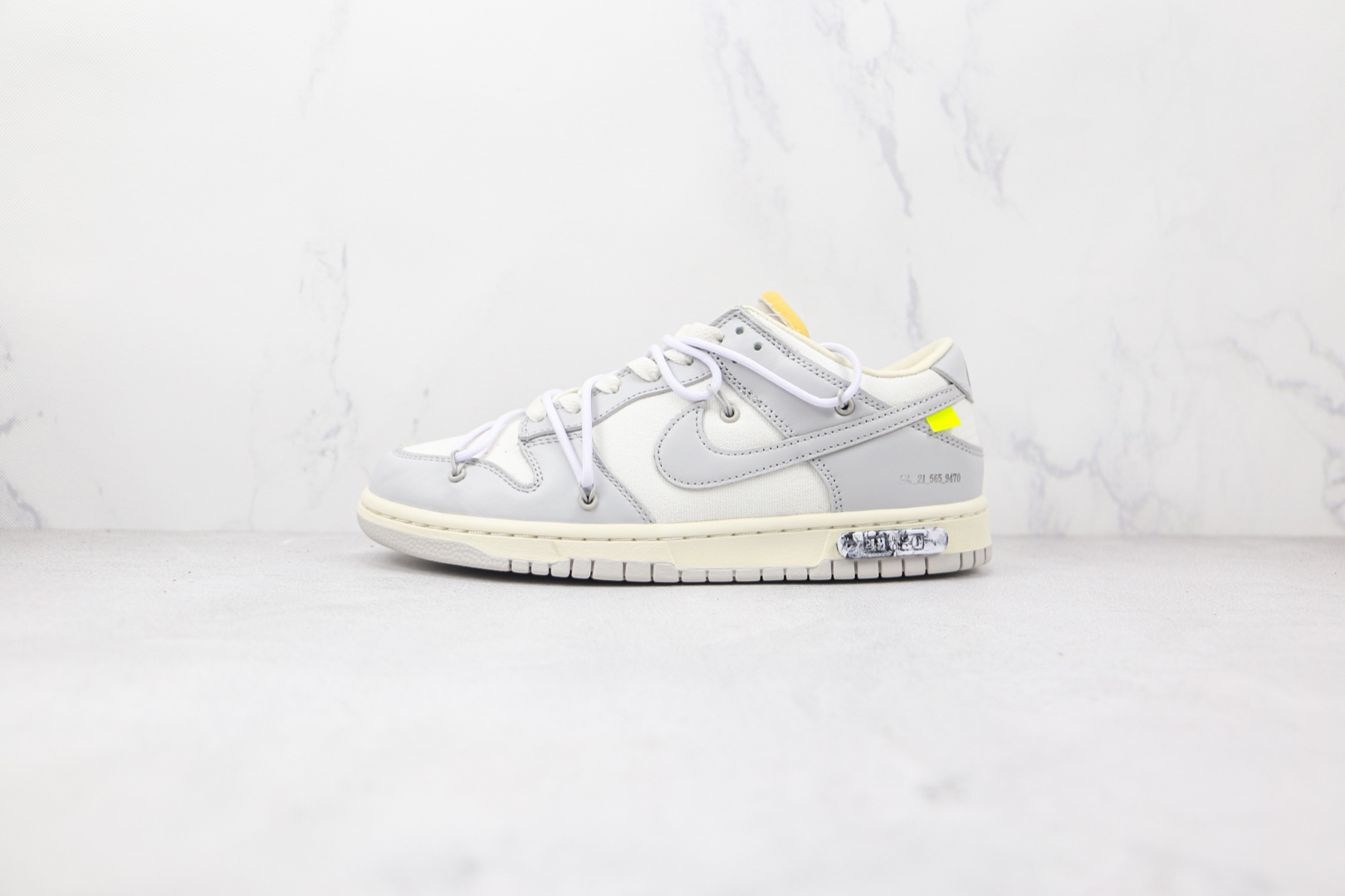 OFF-WHITE × NIKE DUNK LOW 1 OF 50 "49" (DM1602-123)