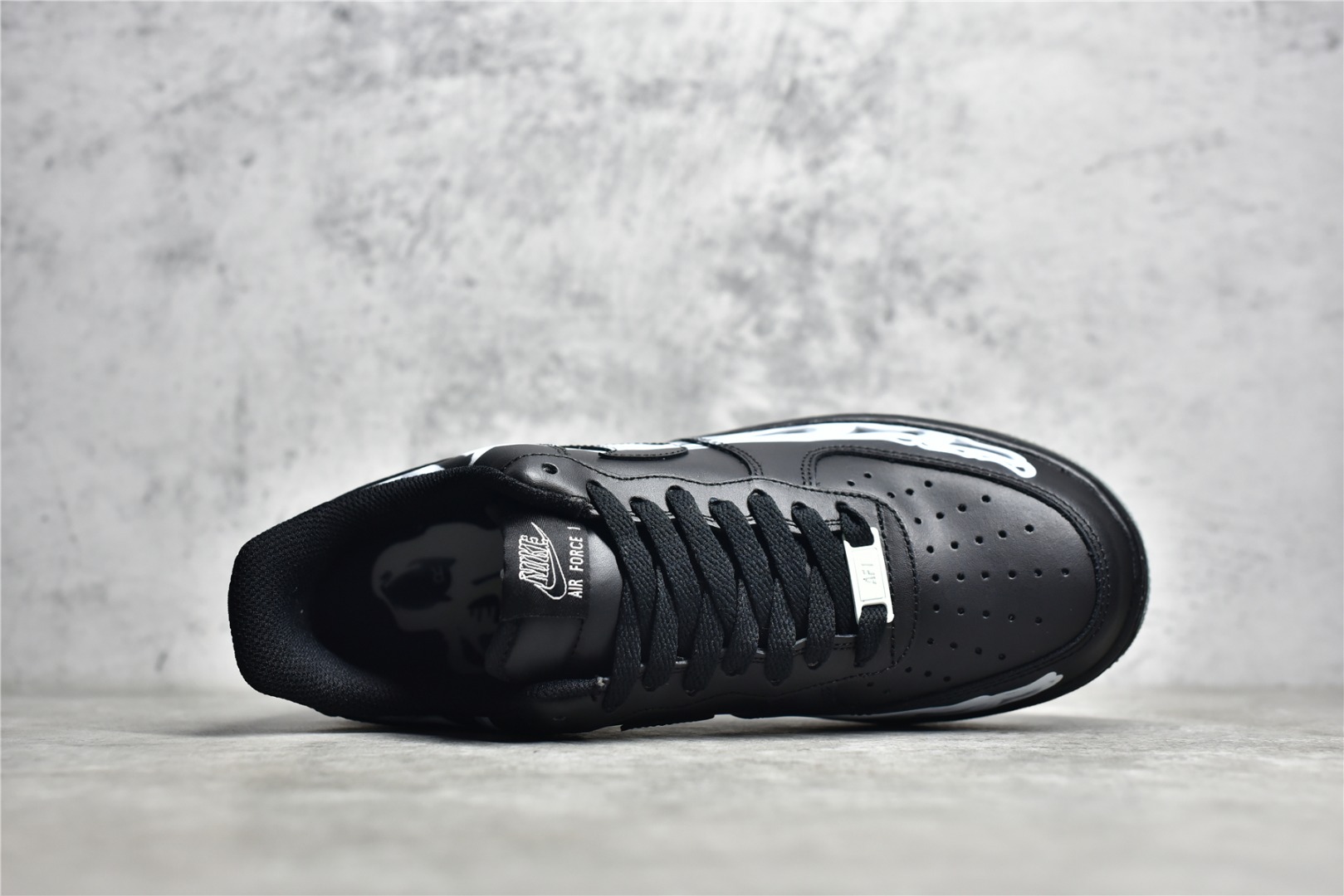 NIKE AIR FORCE 1 LOW "BLACK SKELETON"（BQ7541-001）