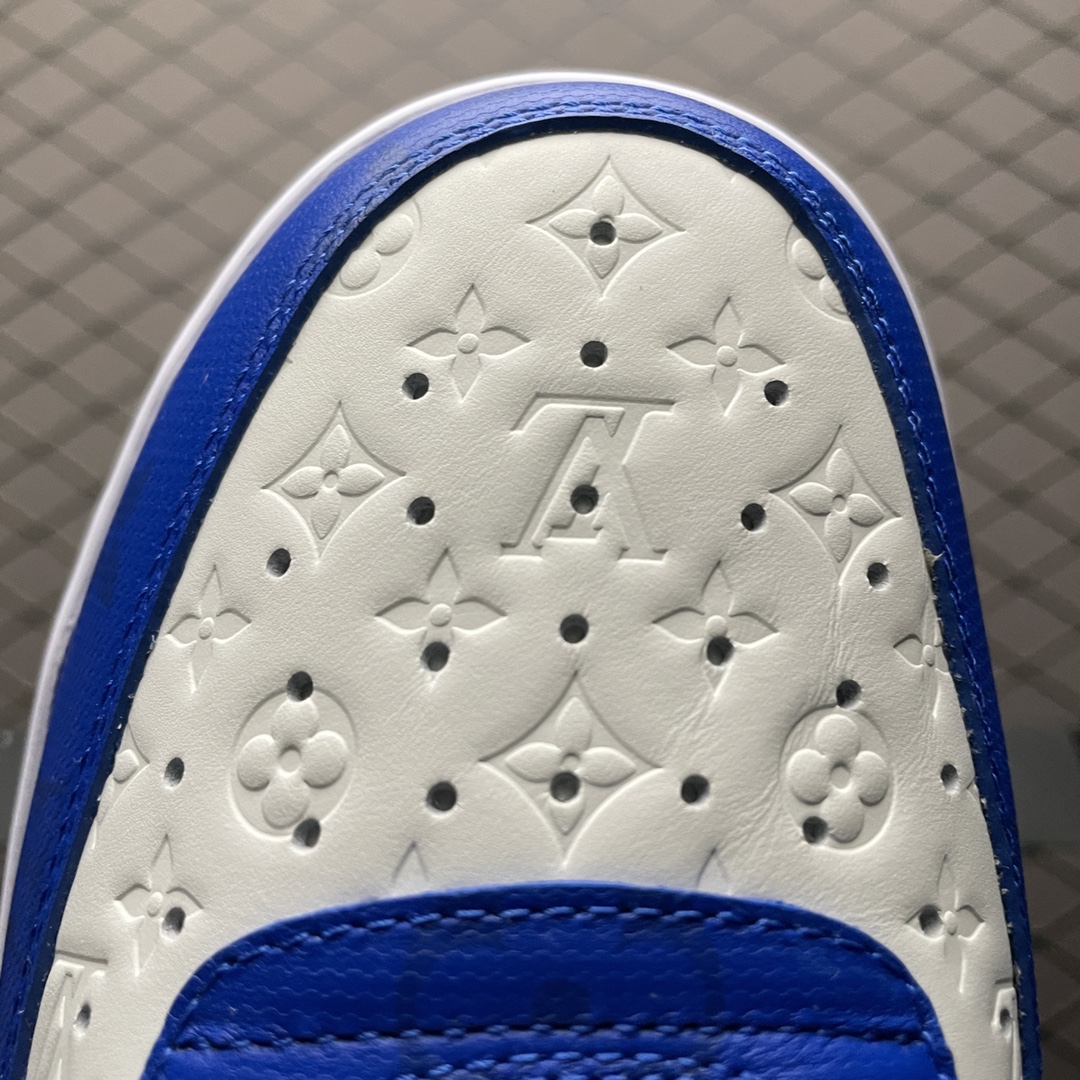 Louis Vuitton × Nike Air Force 1 Low by Virgil Abloh "White & Team Royal Blue"（1A9VAO）