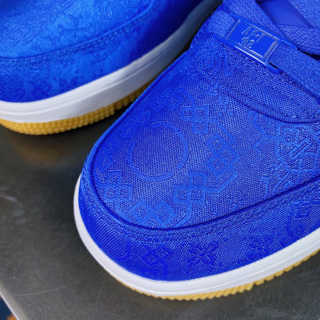 CLOT × Nike Air Force 1 Low "Blue"（CJ5290-400）
