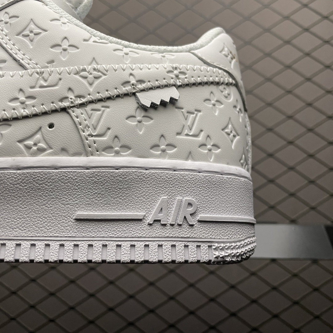 Louis Vuitton × Nike Air Force 1 Low by Virgil Abloh "White"（1A9V86）