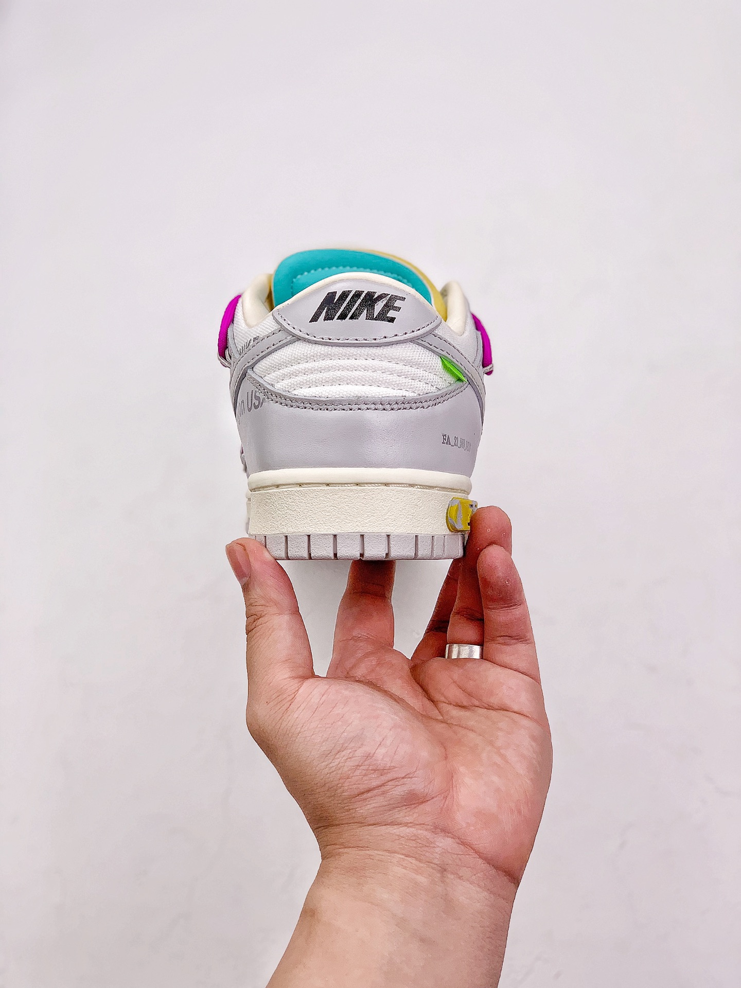 OFF-WHITE × NIKE DUNK LOW 1 OF 50 "21" (DM1602-100)