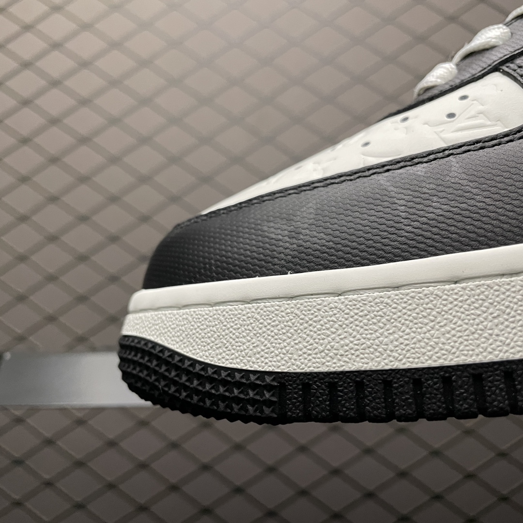 Nike Air Force 1 Low x LOUIS VUITTON LV 'black white'（1A9V-black and white）