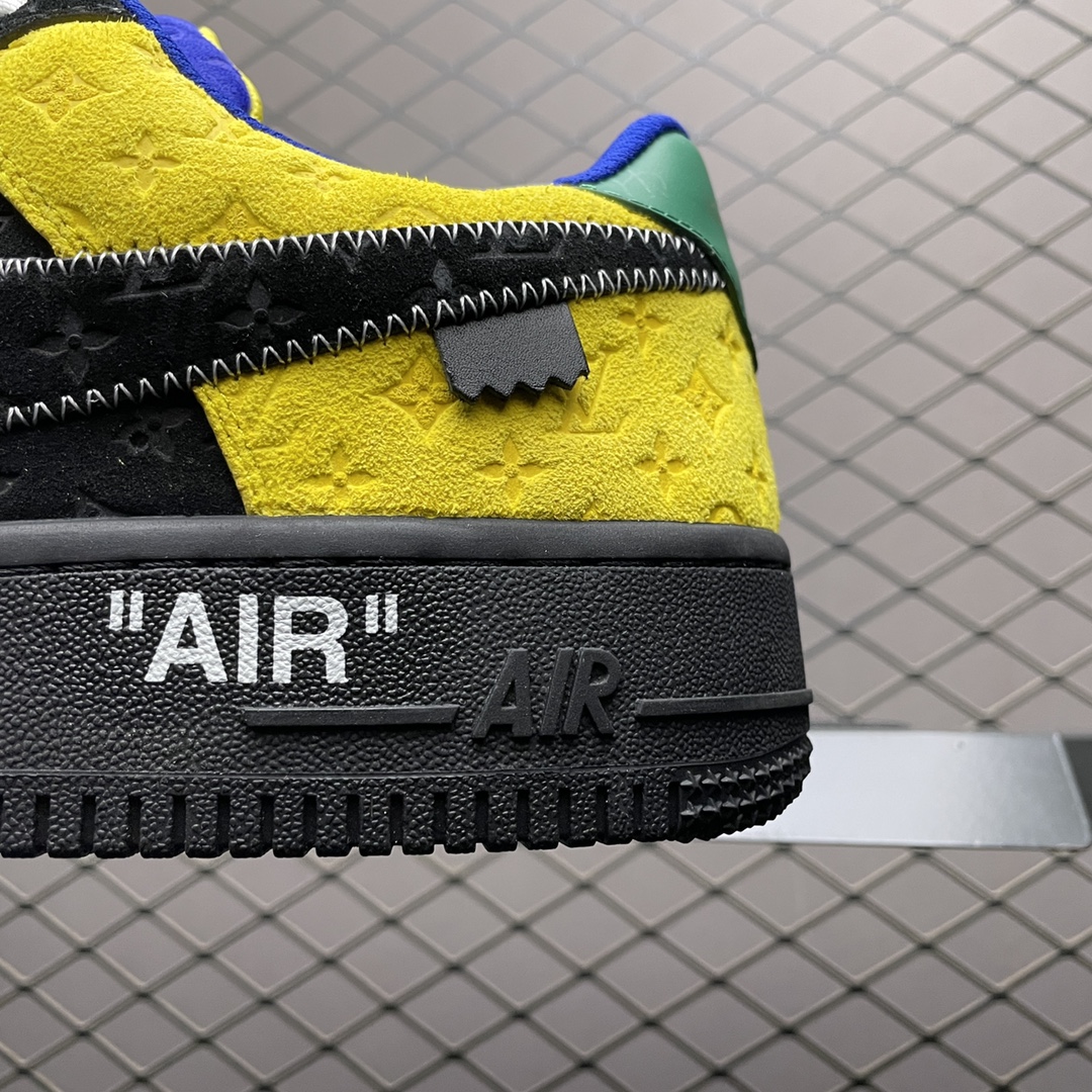 Nike Air Force 1 Low x LOUIS VUITTON LV 'Silver Black'（1A9VCH）
