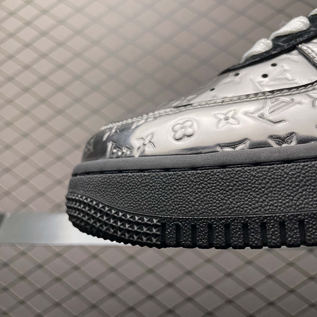 Nike Air Force 1 Low x LOUIS VUITTON LV 'Silver Black'（1A9VCH）