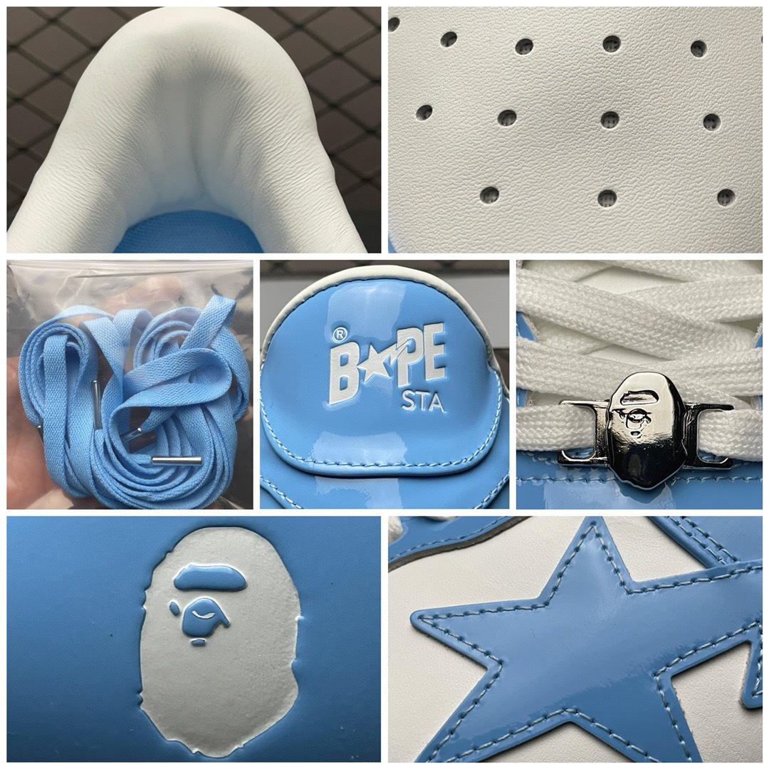 BAPE STA™ Low "Blue"(2022) ( 1I70-191-002白蓝)