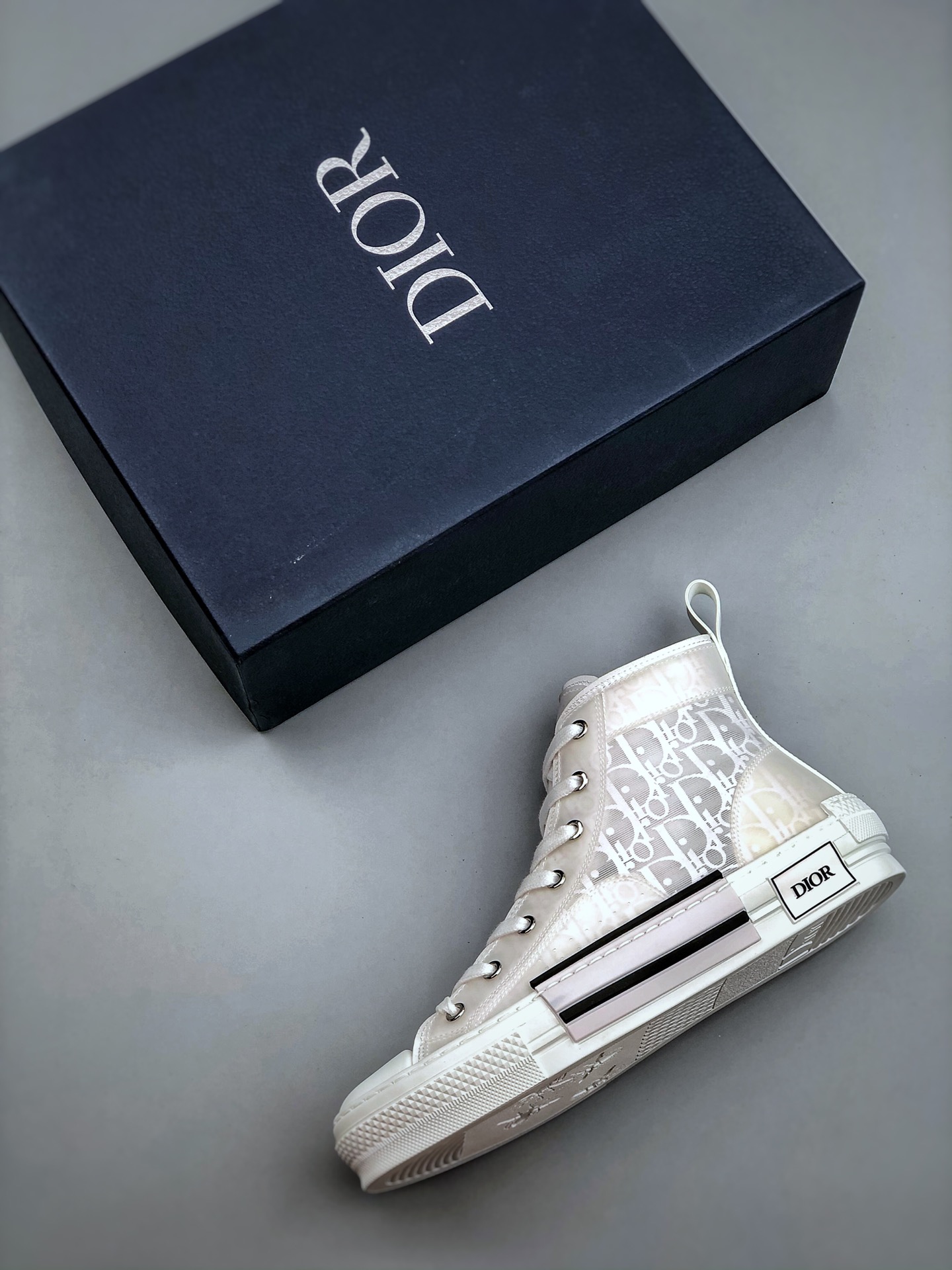 Dior B23 Oblique High Top Sneakers(3SH118YNT_H060)