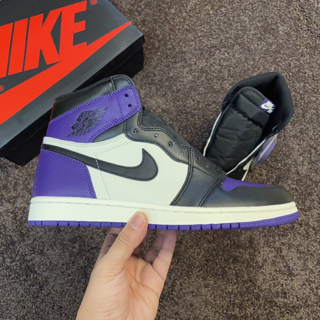 Nike Air Jordan 1 Retro High OG Court Purple(2018)( 555088-501)