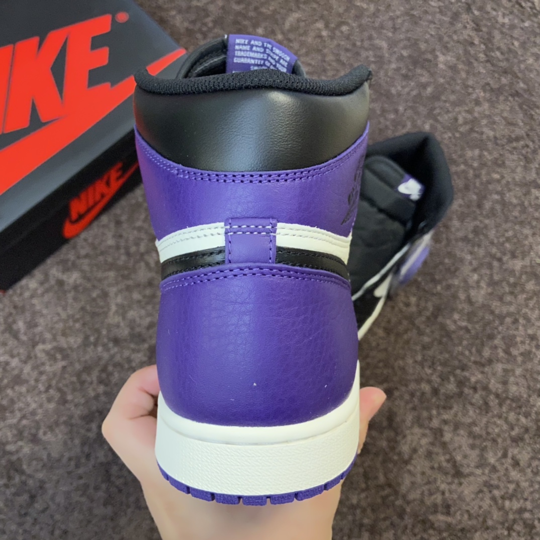 Nike Air Jordan 1 Retro High OG "Court Purple"(2018)( 555088-501)