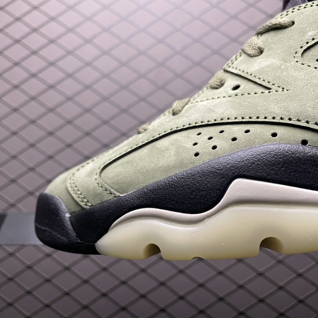 Travis Scott × Nike Air Jordan 6 Retro "Medium Olive"（CN1084-200）