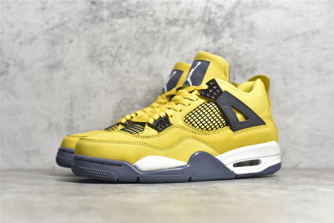 Air jordan 4 retro hotsell yellow black