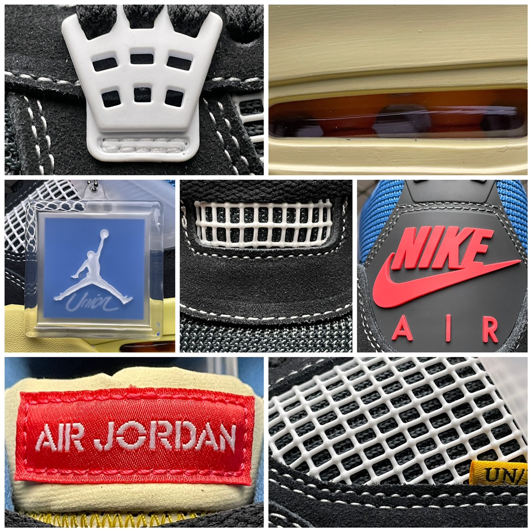 UNION × NIKE AIR JORDAN 4 "OFF NOIR"  (DC9533-001)