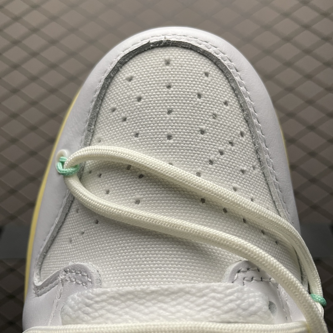 OFF-WHITE × NIKE DUNK LOW 1 OF 50 "WHITE 1"（DM1602-127）