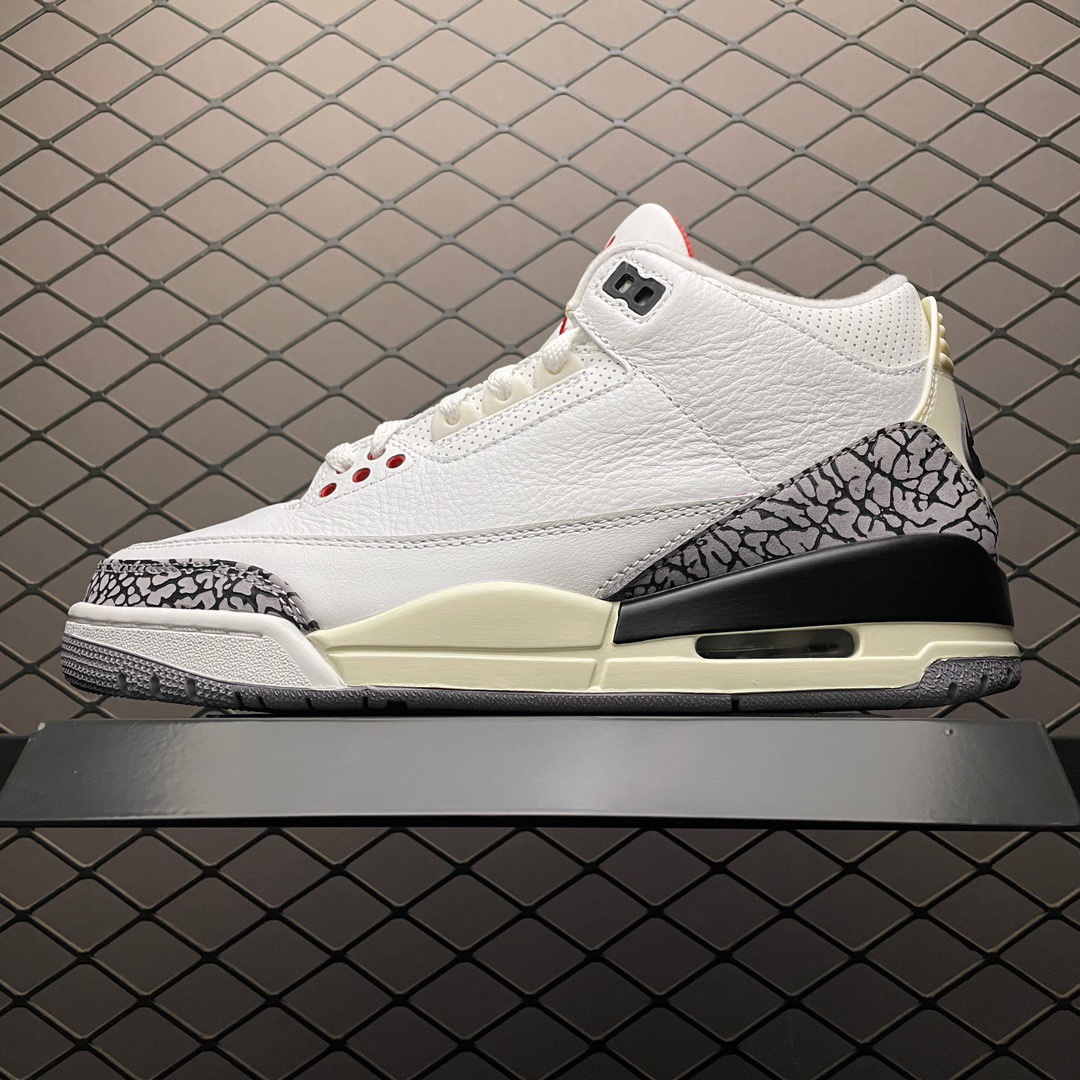 Nike Jordan3 Retro White Cement 24cm