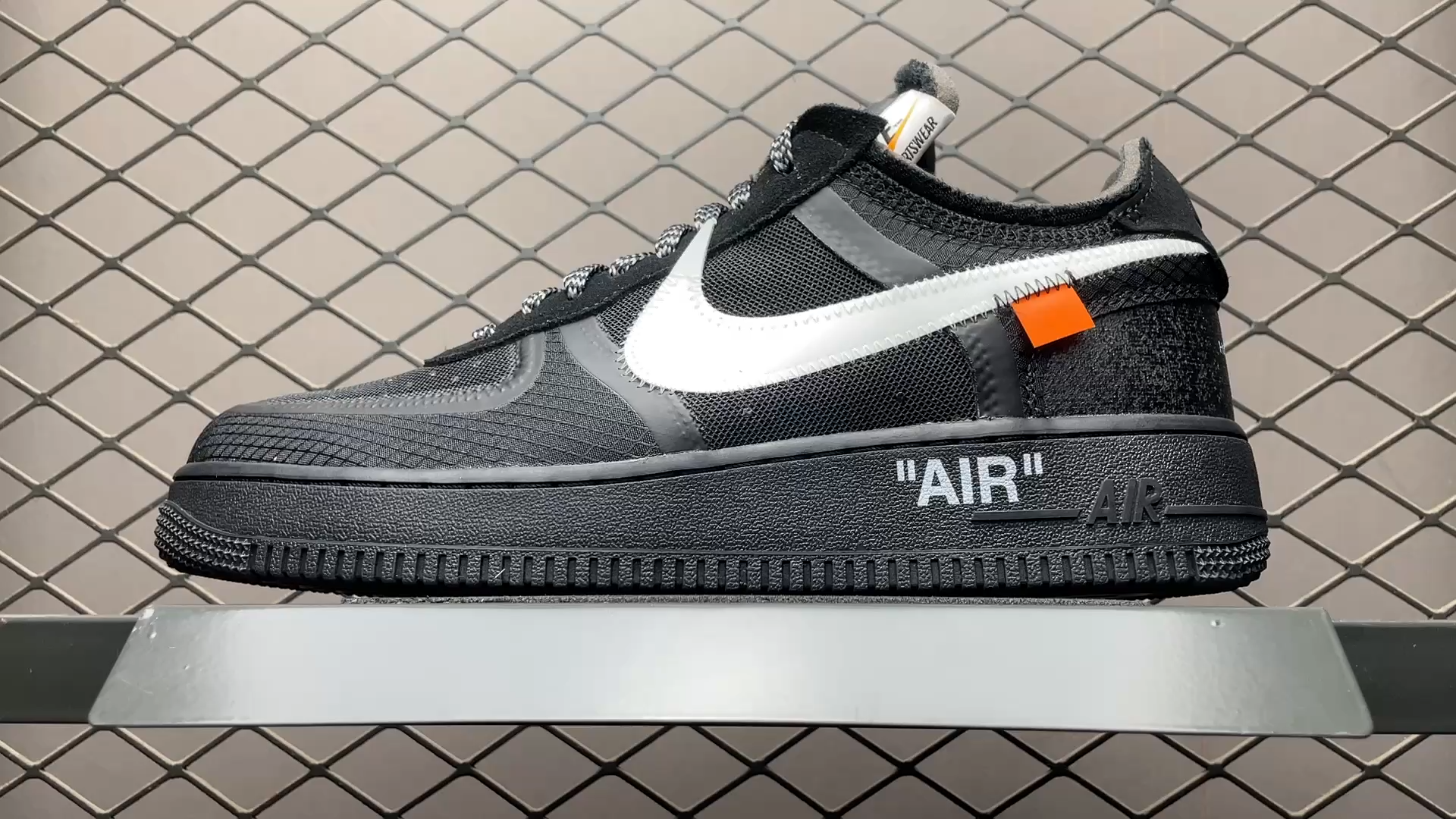 Off-White × Nike Air Force 1 Low Black (AO4606-001)
