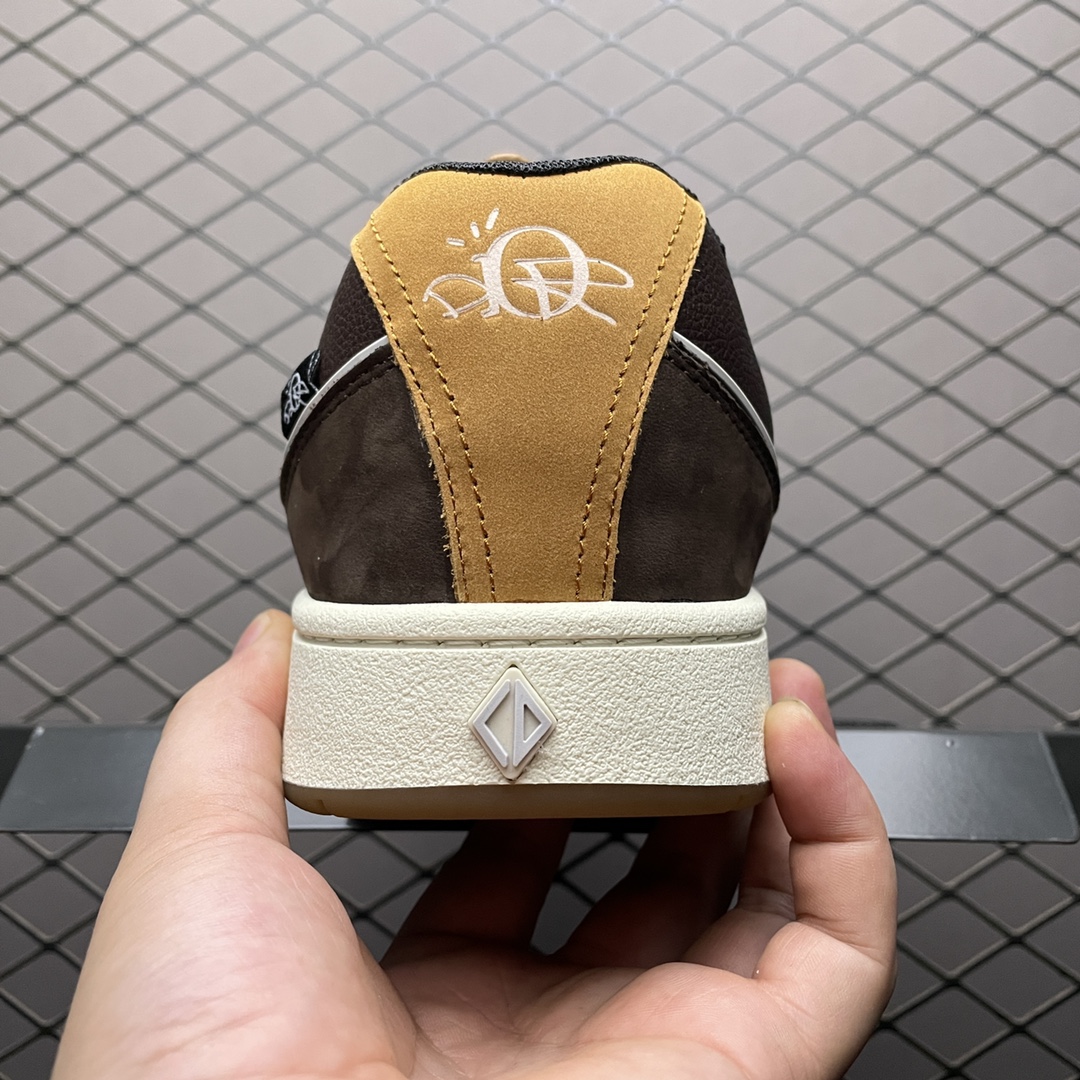 Cactus Jack × Dior B713 Sneakers "Grained Calfskin/Technical Mesh/Nubuck Calfskin"（3SN281ZNV_H761）