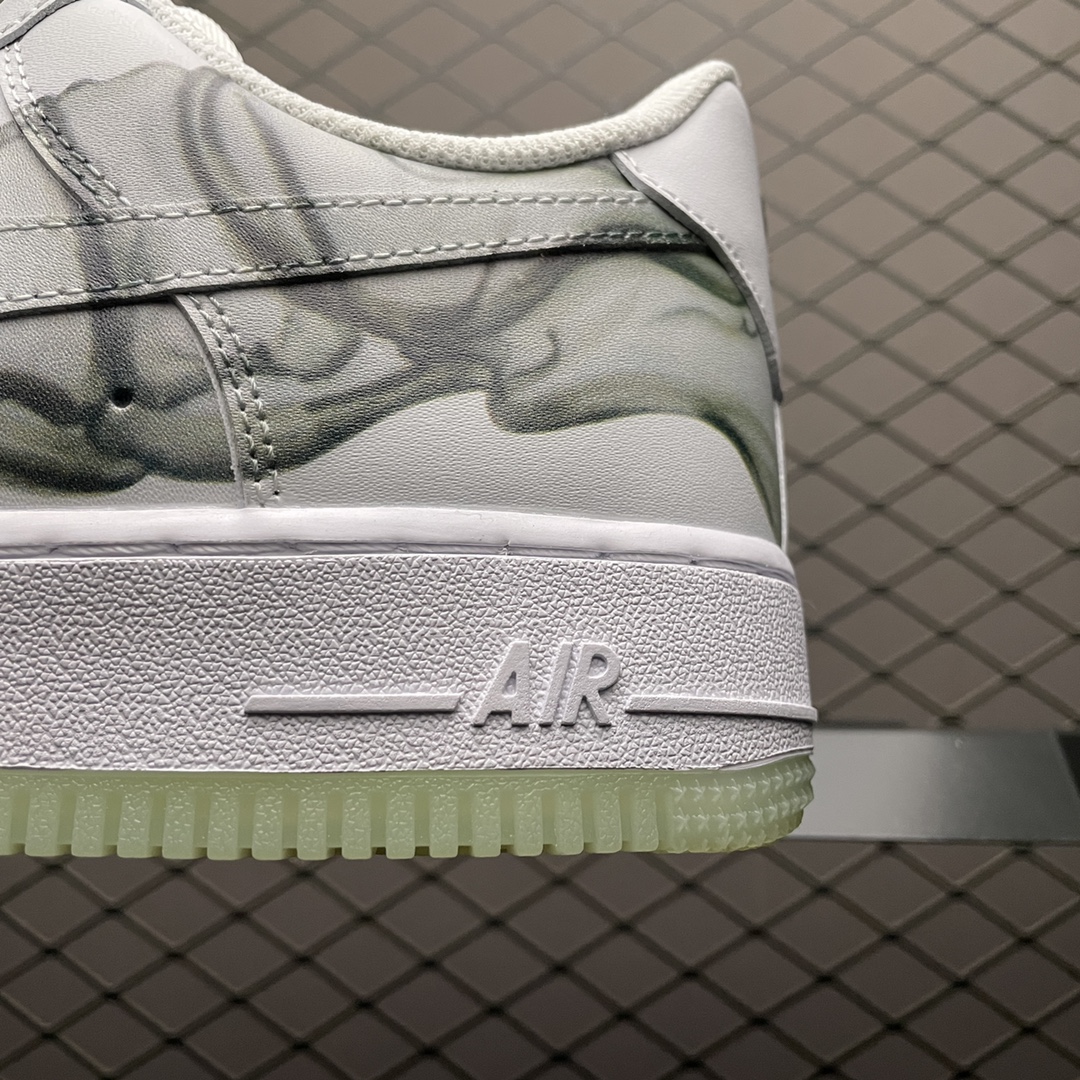 NIKE AIR FORCE 1 LOW "WHITE SKELETON"（BQ7541-100）