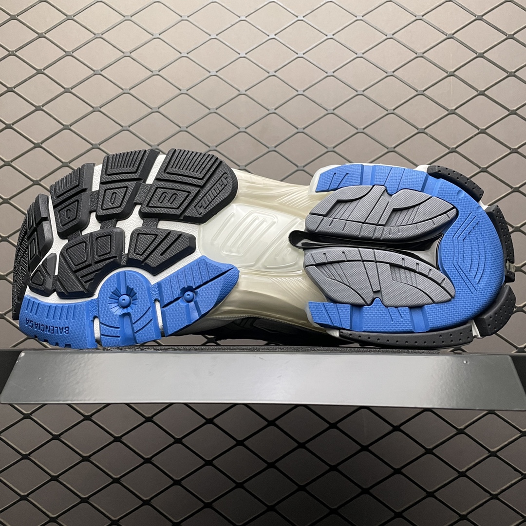 BALENCIAGA Runner Sneaker "White/Blue" （677403W3RB34912）
