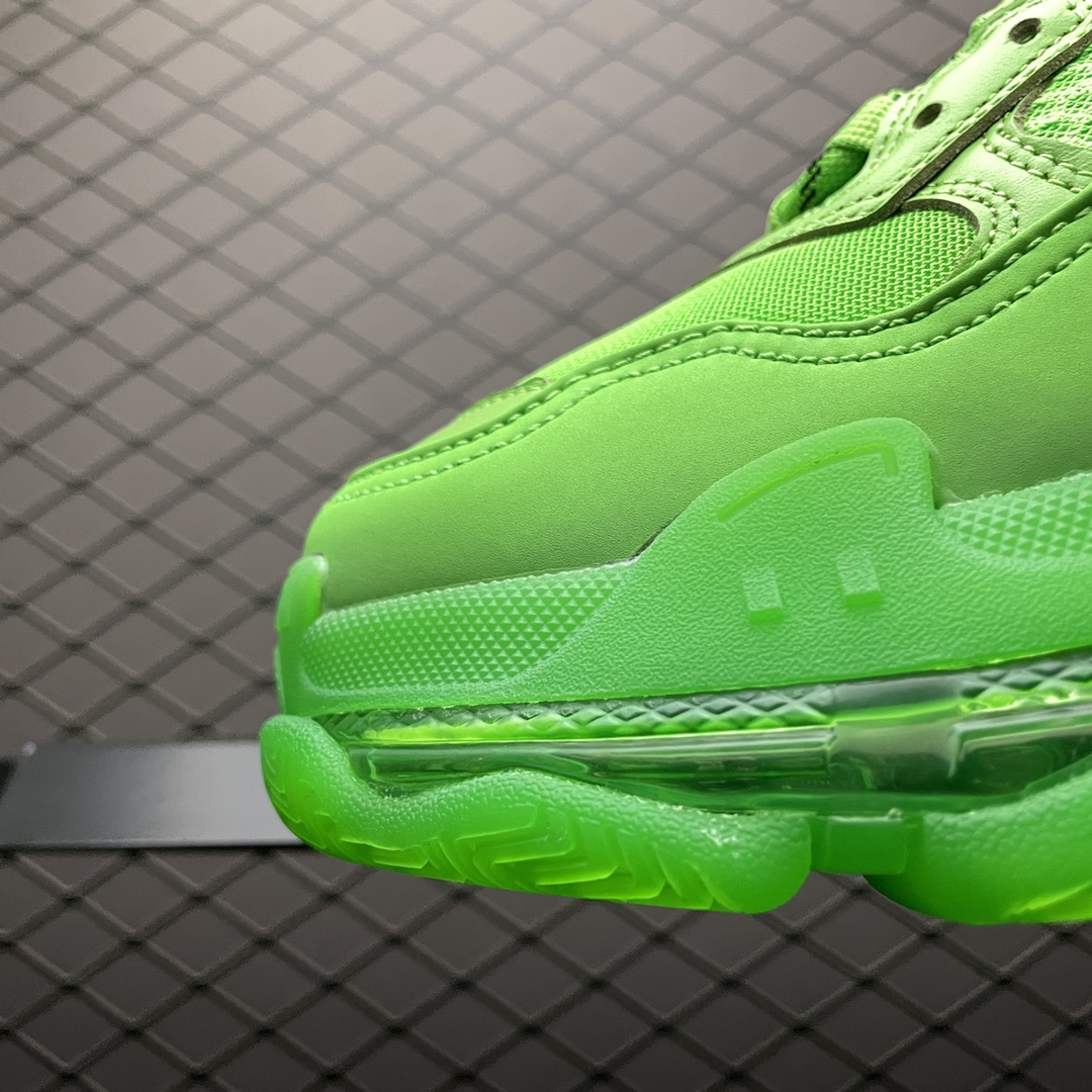 BALENCIAGA Triple S "Neon Green"（541624W2GR13801）