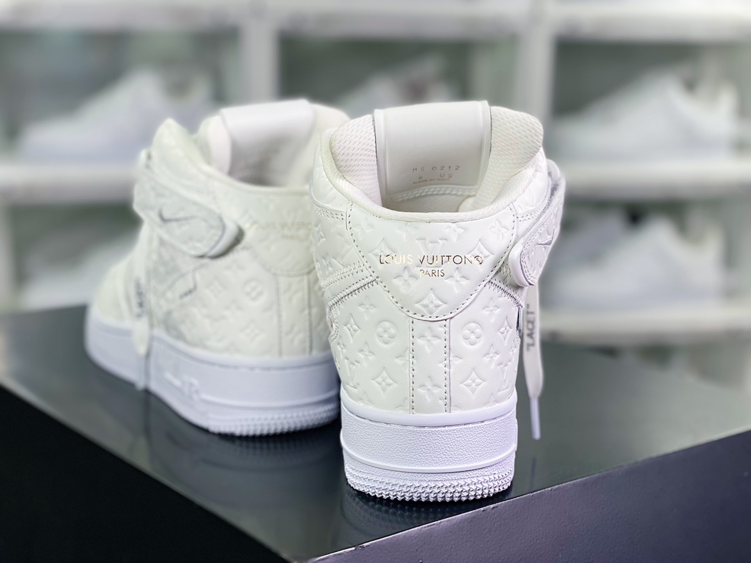 Nike Air Force 1 Mid x LOUIS VUITTON LV 'White' （1A9V8Z）