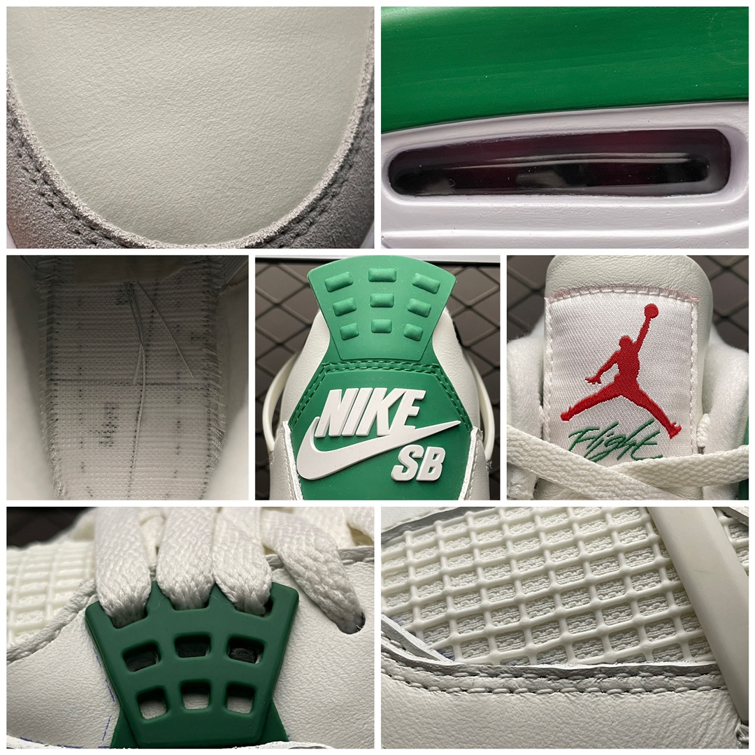 Nike SB × Air Jordan 4 "Pine Green" (DR5415-103)