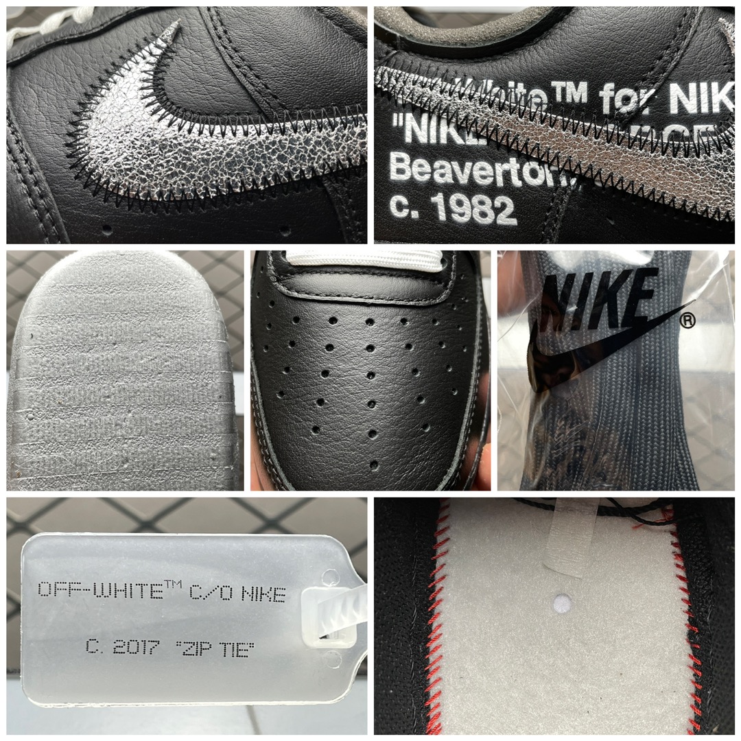 Off-White × Moma × Nike Air Force 1 Low "Black" (AV5210-001)