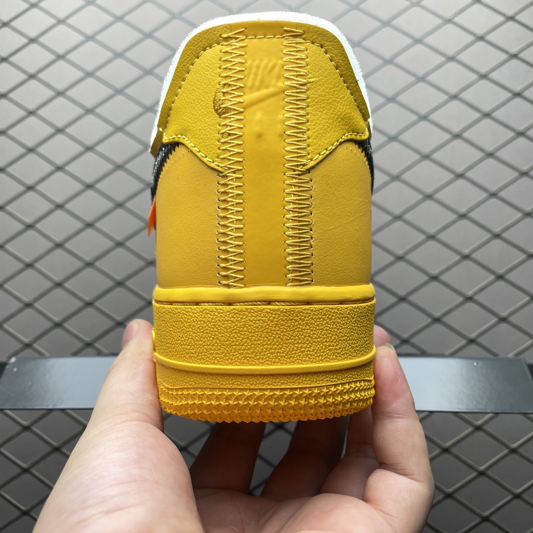 Off-White × Nike Air Force 1 Low "University Gold" (DD1876-700)