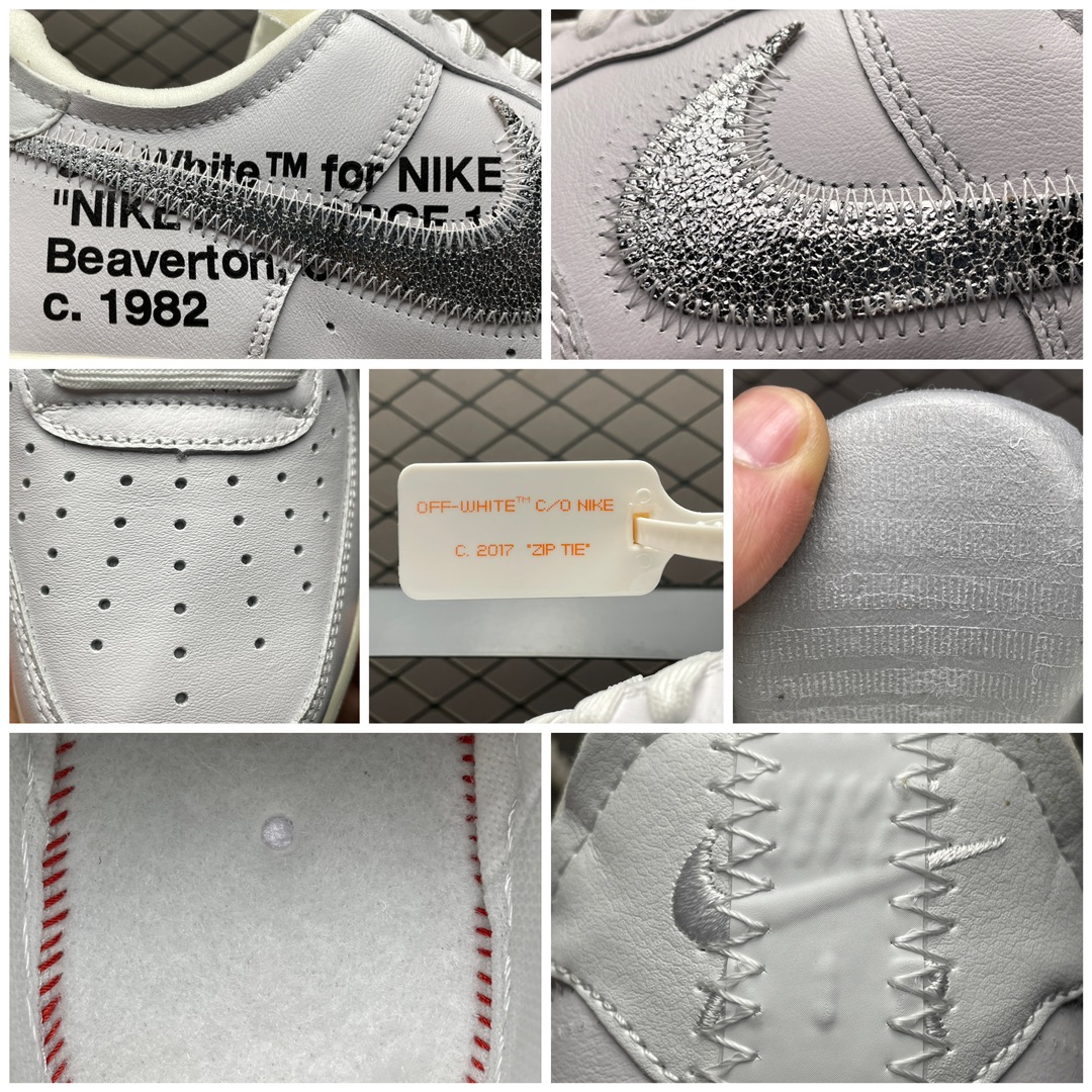 NIKE AIR FORCE 1 LOW VIRGIL ABLOH OFF-WHITE (AF100)（AO4297-100）