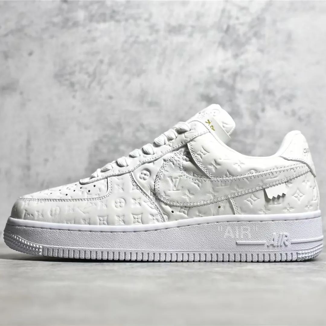 Louis Vuitton Nike Air Force 1 Low White靴