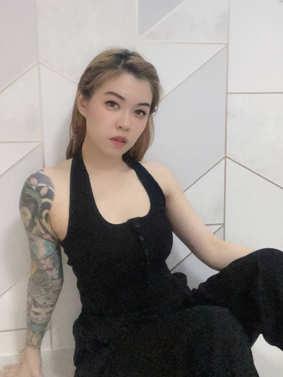 Halter Top & Long Pants Set (4 Colours)