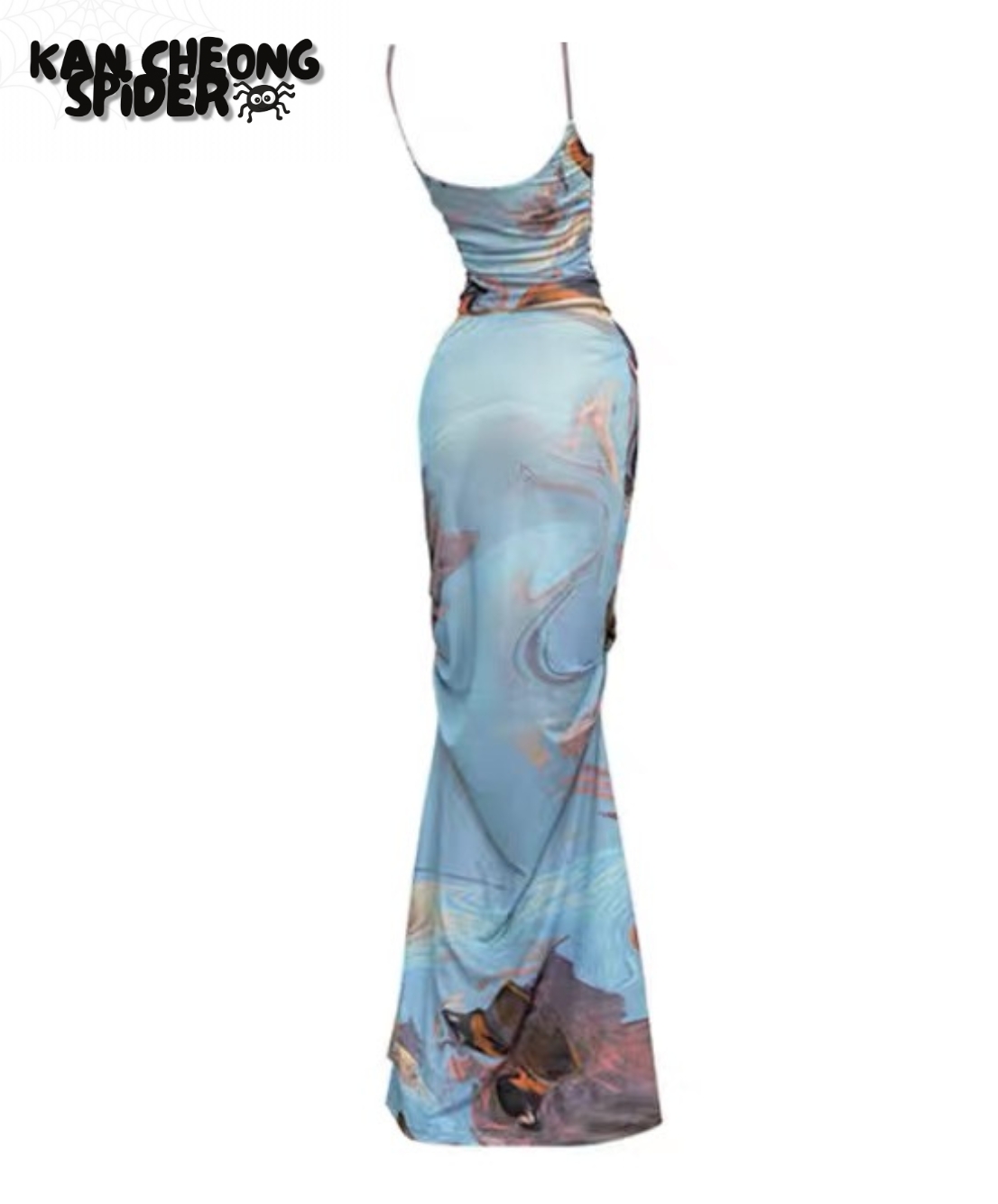 Watercolour Top & Skirt Set