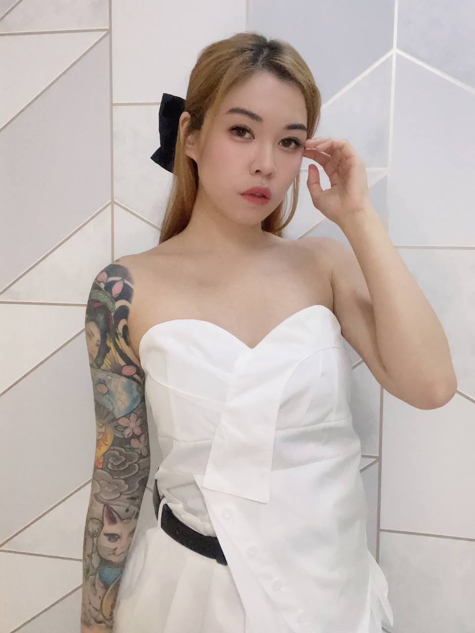 Tube & Skirt Set with Belt