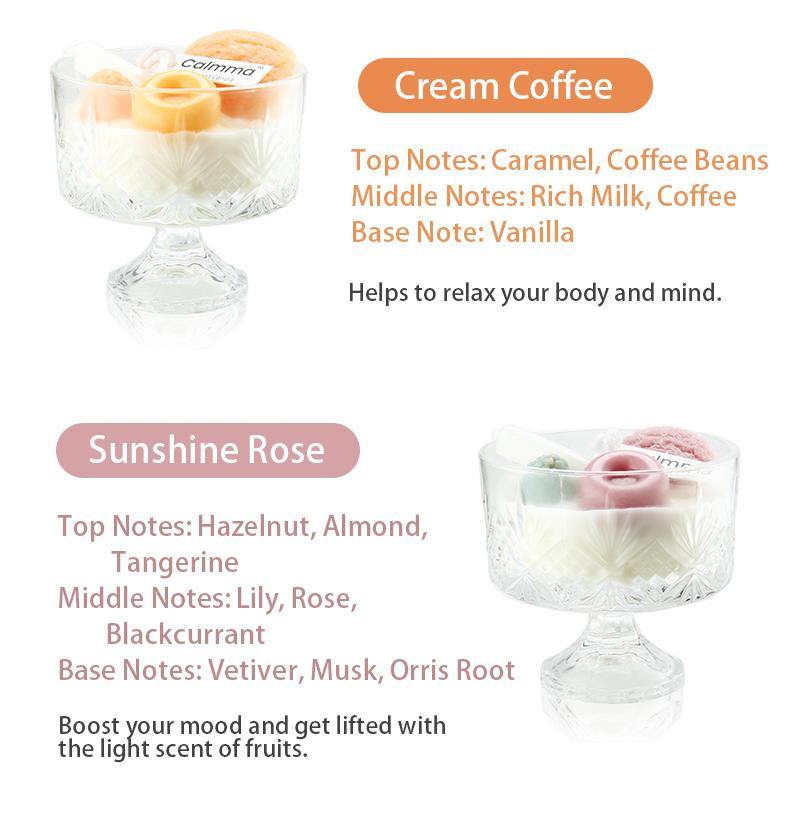 ICE CREAM CANDLE (Buy SET OF 4 + Free 1 x Essential Oil)