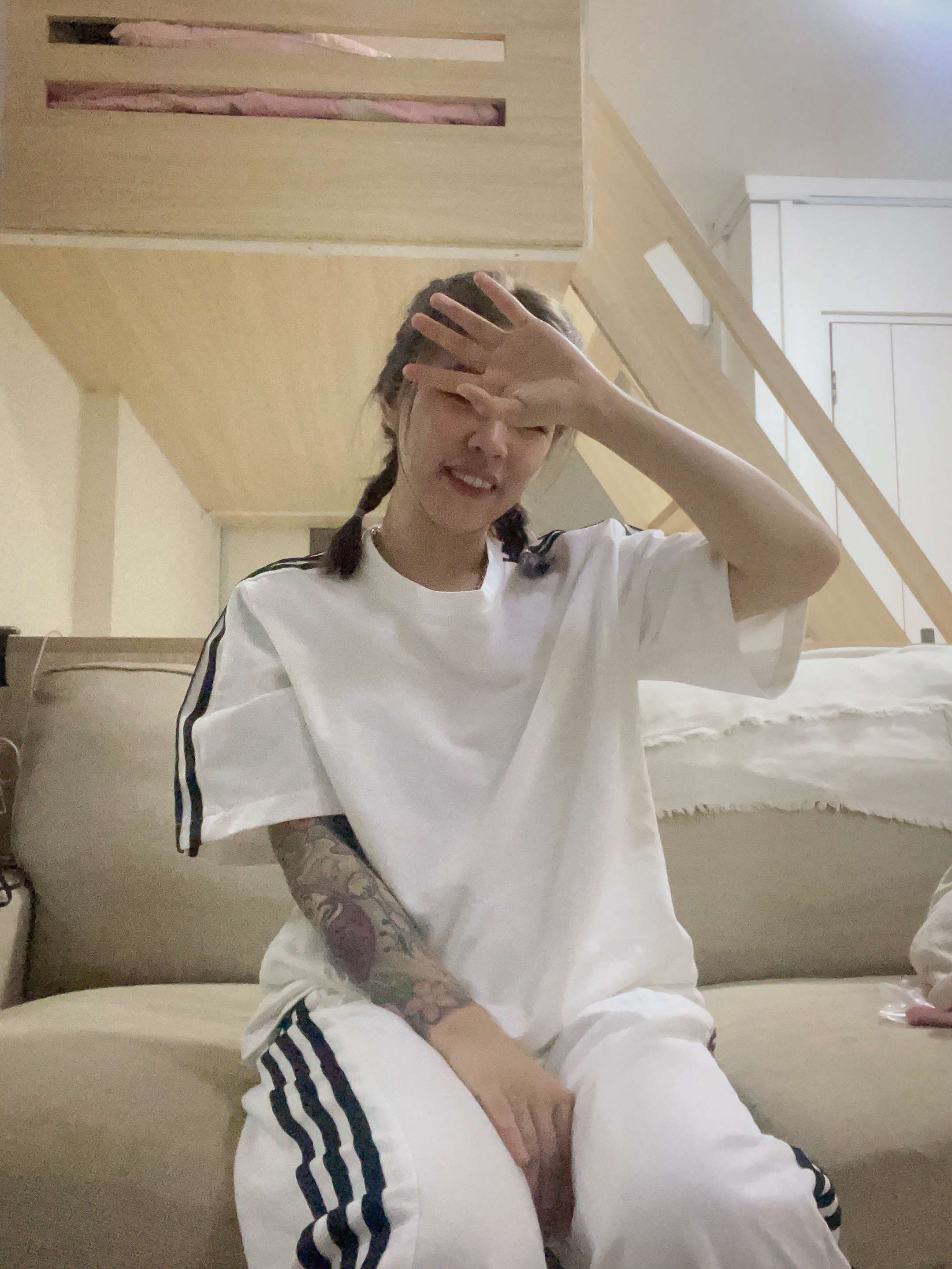 Bei Three Stripe Sporty Set