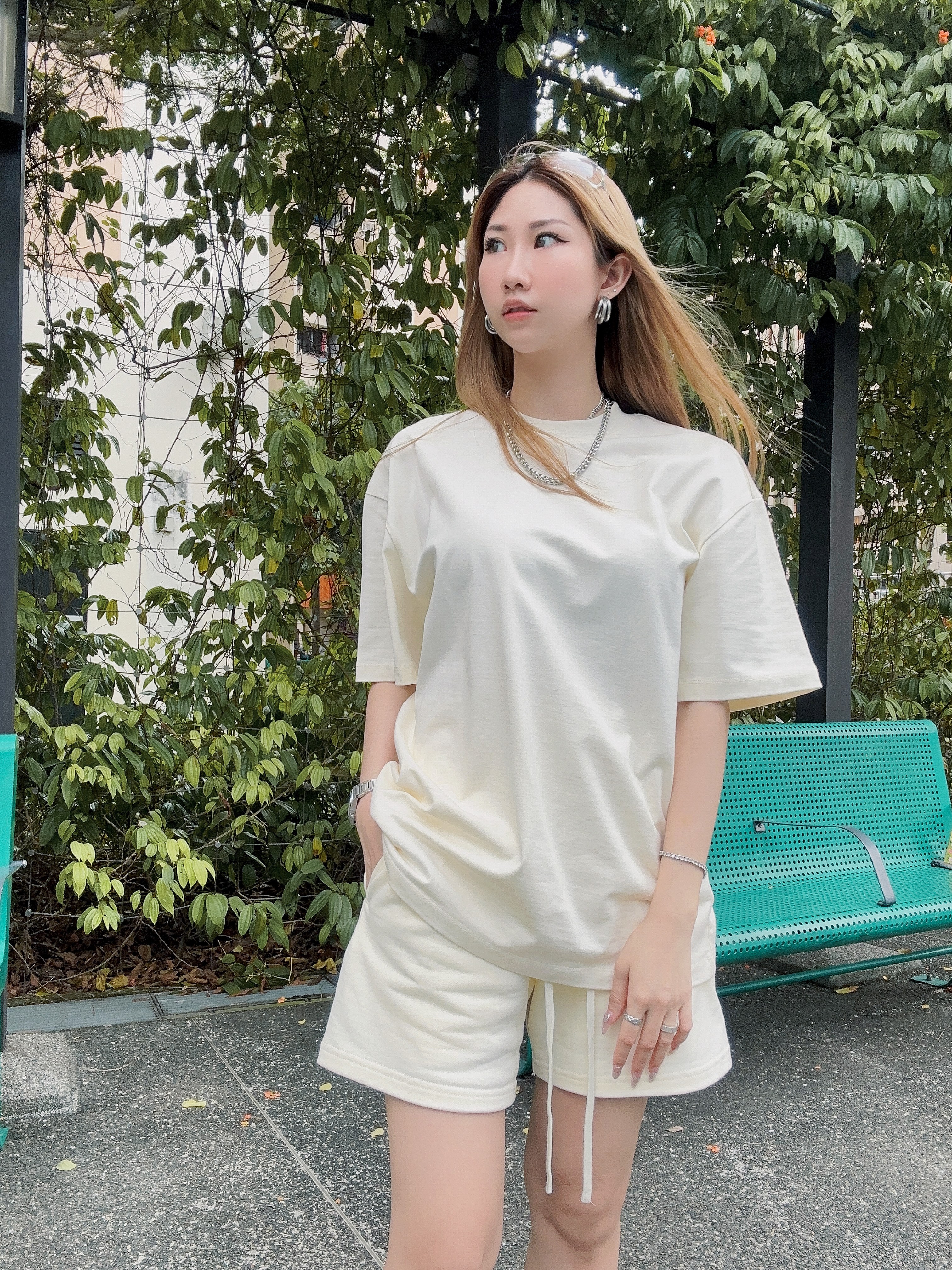 Unisex Boxy Cut Top & Bottom Set