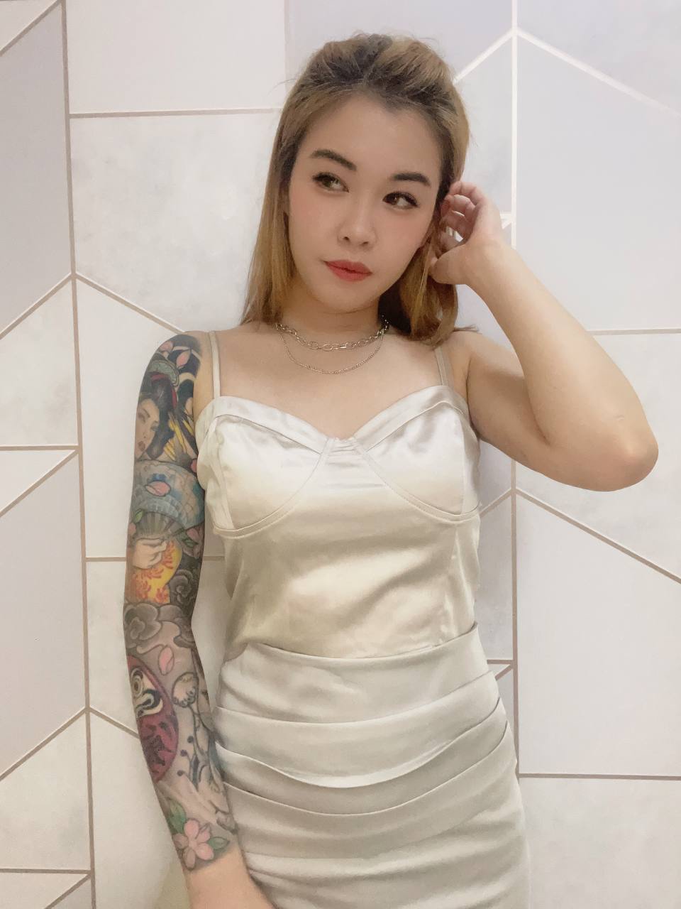 Silky Bustier Crop Top