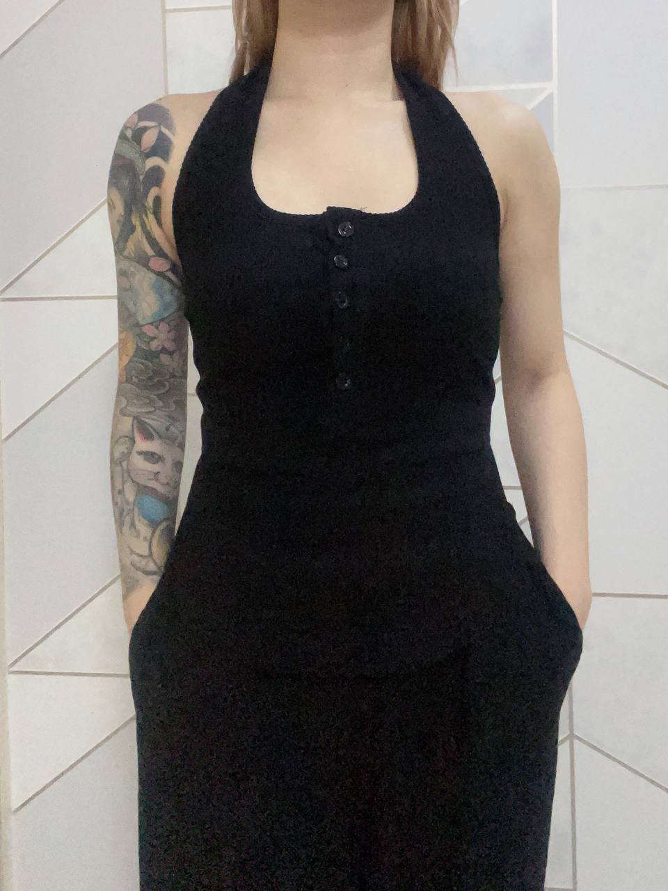 Halter Top & Long Pants Set (4 Colours)