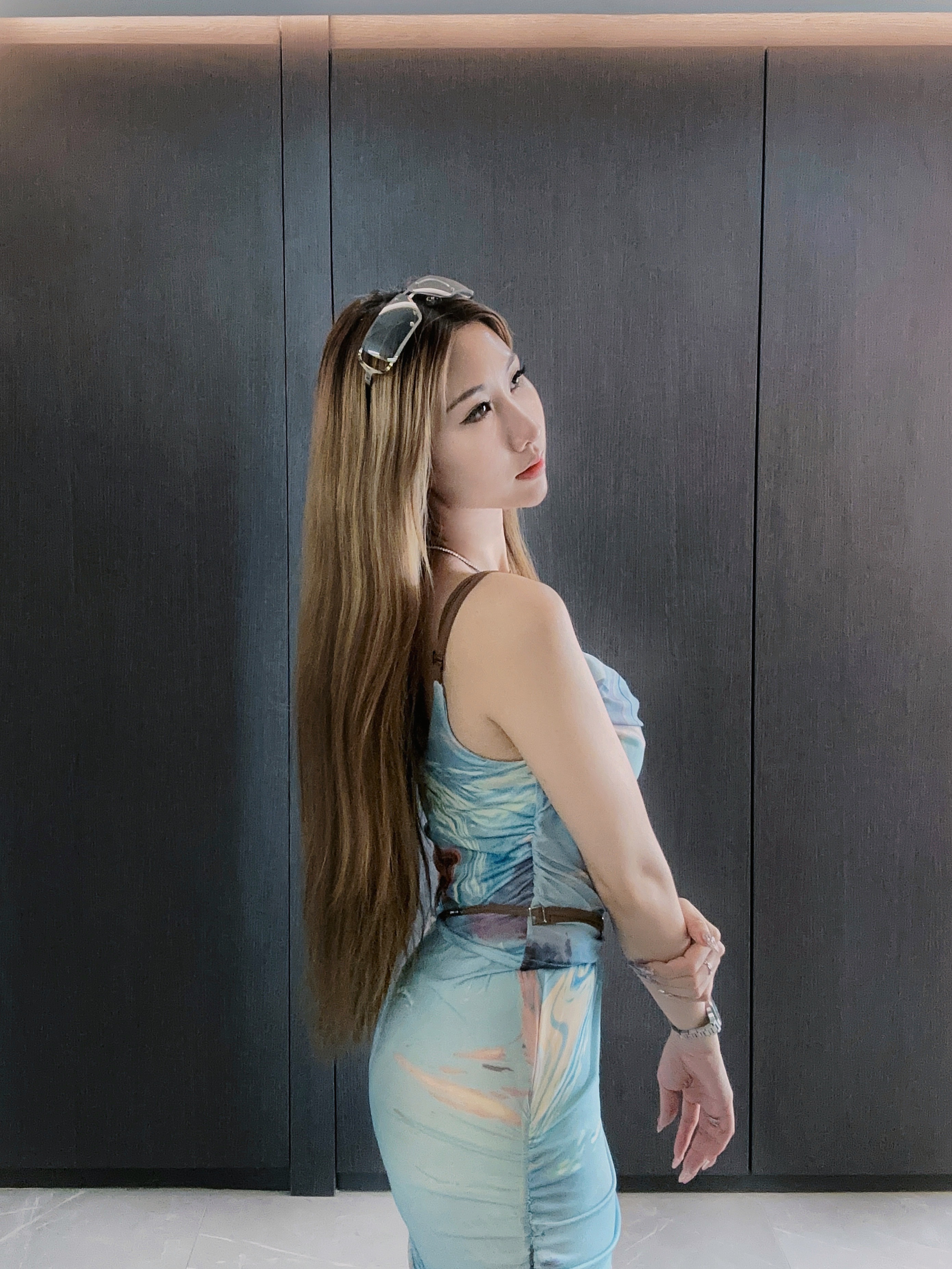 Watercolour Top & Skirt Set