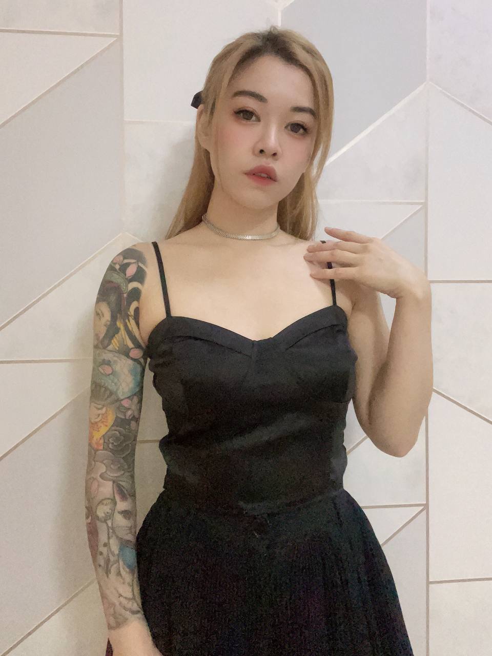 Silky Bustier Crop Top