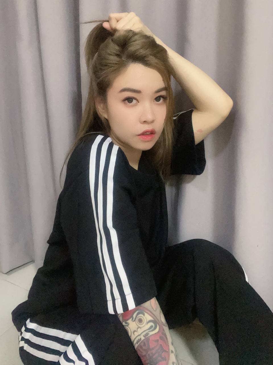 Bei Three Stripe Sporty Set