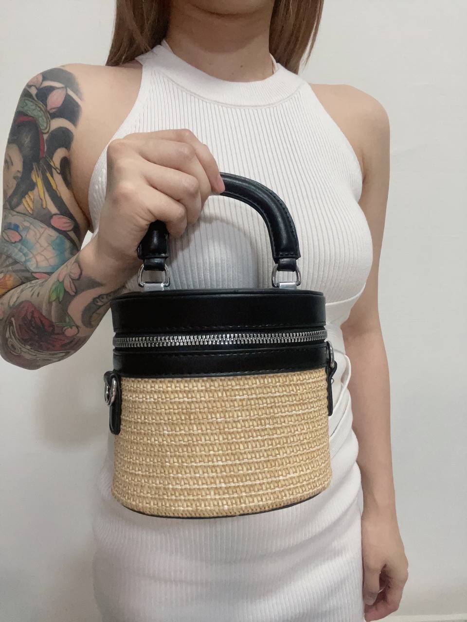 Holiday Weave Vanity Mini Bag