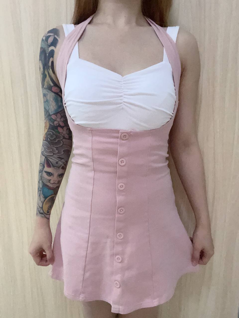 2-Piece Pink Dress