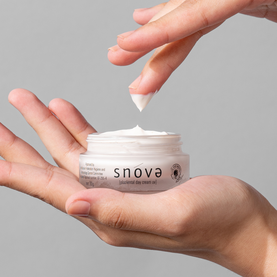 【新上市組合】SNOVA 日间防晒护肤乳霜 & 胎盘素精华液