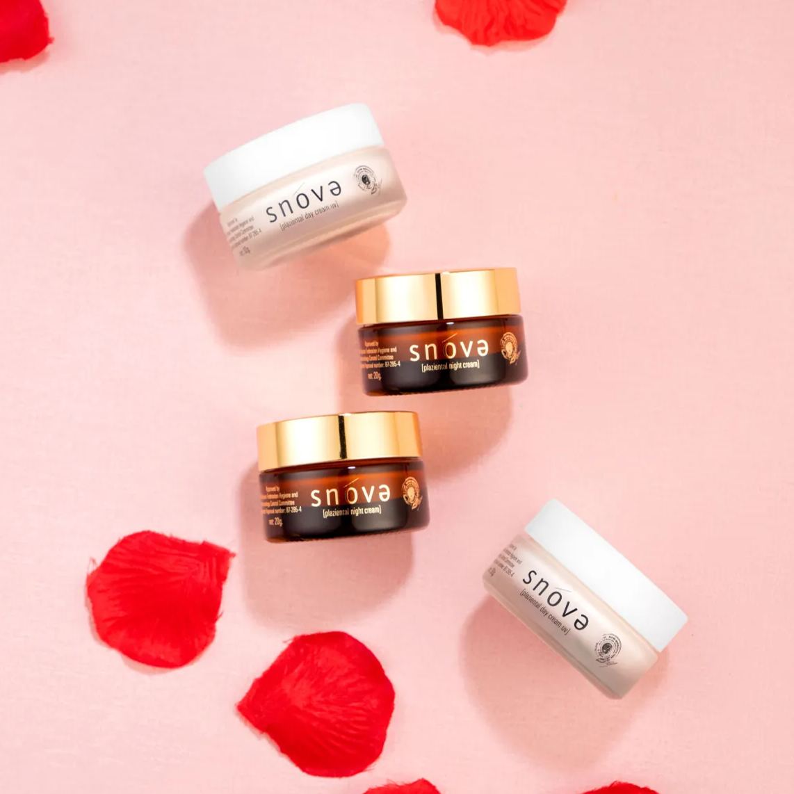 【新上市組合】SNOVA 日间防晒护肤乳霜 & 夜间加强保湿乳霜