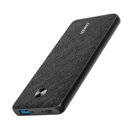 Anker PowerCore III Sense 10000 Fabric Dual Output 12W & 18W 10000mAh (Black)