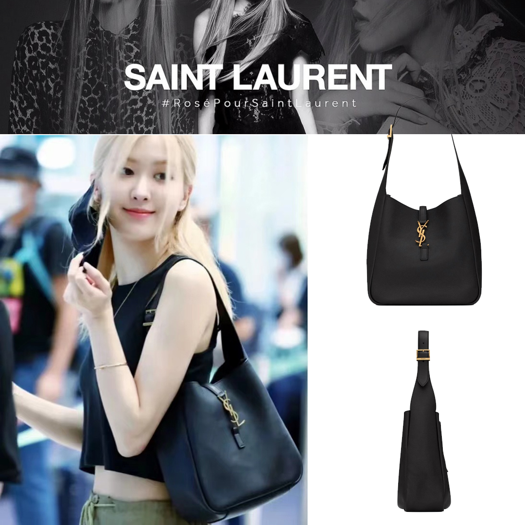 再入荷！【SAINT LAURENT】スモール ホーボー ショルダーバッグ