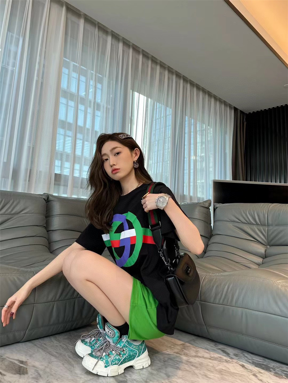 GUCCI ハイバージョン レディース 半袖 S-XXLA60060